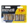 Maxell Jednorázová alkalická baterie AA, 10-pack
