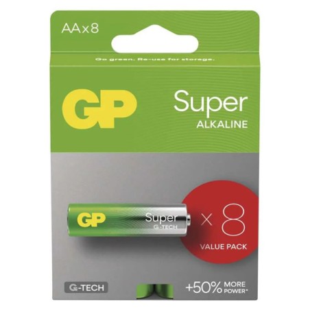 GP Jednorázová alkalická baterie AA, 8-pack B01218