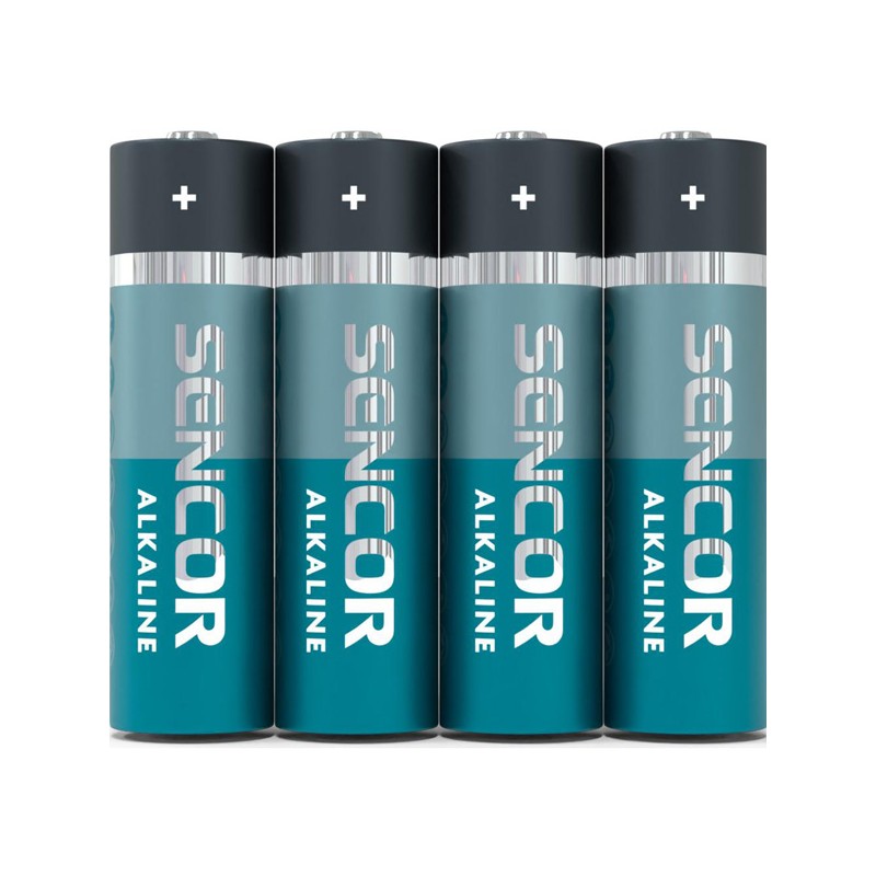 Sencor Jednorázová alkalická baterie AA, 4-pack SBALR64SAAALK