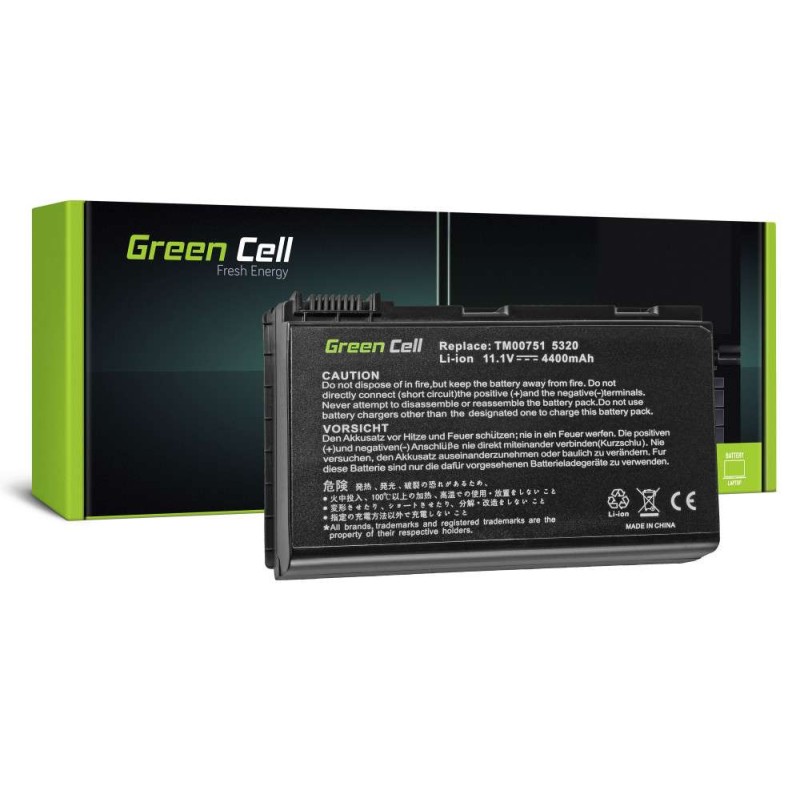 Green Cell baterie pro Acer TravelMate 5220 5520 5720 7520 7720 / 11,1V 4400mAh