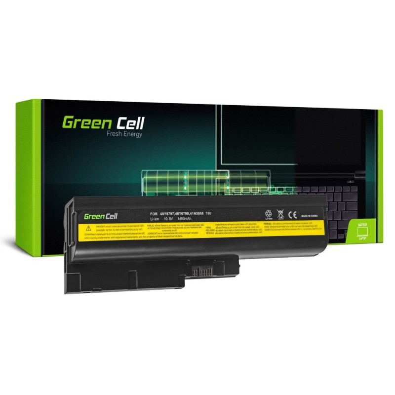 Green Cell baterie pro Lenovo ThinkPad T60 T61 R60 R61 / 11,1V 4400mAh