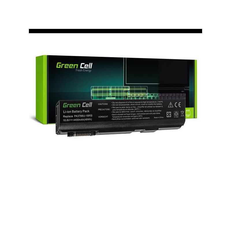 Green Cell baterie pro Toshiba DynaBook Satellite L35 L40 L45 K40 B550 Tecra M11 A11 S11 S500 / 11,1V 4400mAh