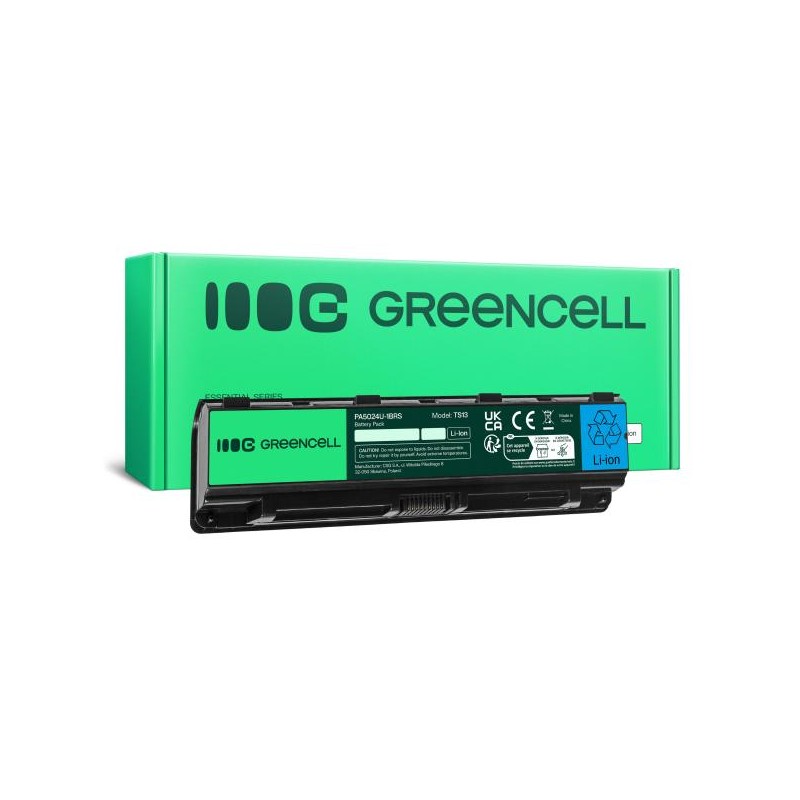 Green Cell baterie pro Toshiba Satellite C850 C855 C870 L850 L855 PA5024U-1BRS / 11,1V 4400mAh