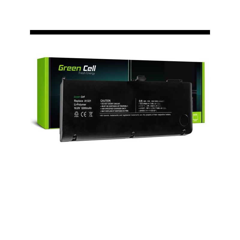 Green Cell baterie pro Apple Macbook 15 A1286 2009-2010 / 11,1V 5200mAh
