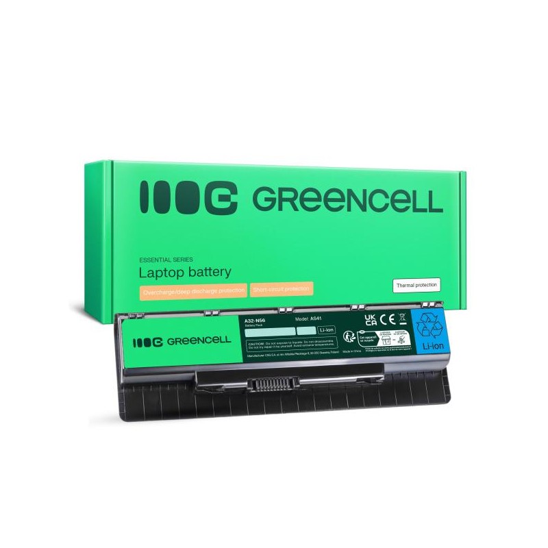 Green Cell baterie pro Asus A32-N56 N46 N46V N56 N76 / 11,1V 4400mAh