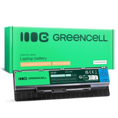 Green Cell baterie pro Asus A32-N56 N46 N46V N56 N76 / 11,1V 4400mAh