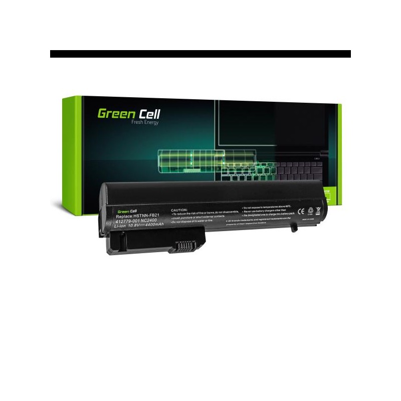 Green Cell baterie pro HP Compaq 2510p nc2400 2530p 2540p / 11,1V 4400mAh