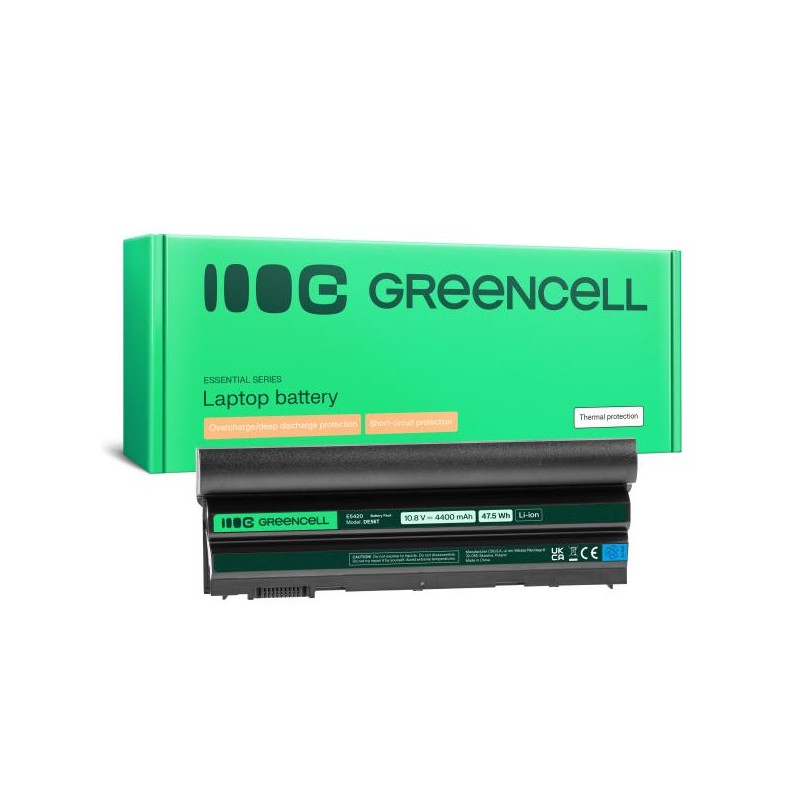 Green Cell baterie pro Dell Latitude E5520 E6420 E6520 E6530 (rear) / 11,1V 6600mAh