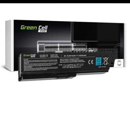 Green Cell PRO baterie pro Toshiba Satellite C650 C650D C660 C660D L650D L655 L750 PA3817U-1BRS / 11,1V 5200mAh