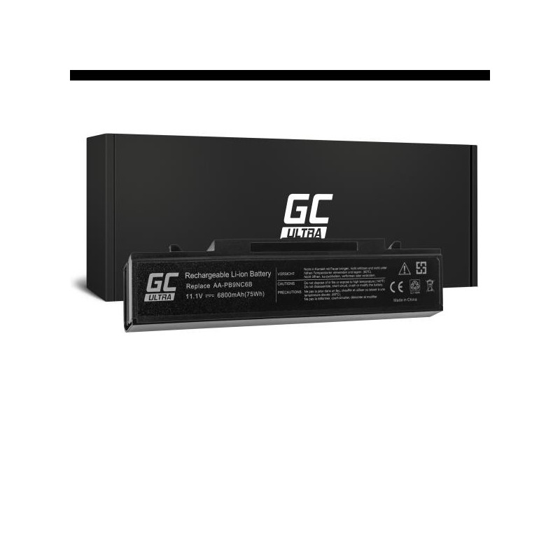 Green Cell ULTRA baterie pro Samsung R519 R522 R530 R540 R580 R620 R719 R780 (black) / 11,1V 6800mAh