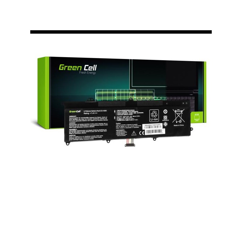 Green Cell baterie pro Asus VivoBook F202E Q200E S200E X202E / 7,4V 4500mAh