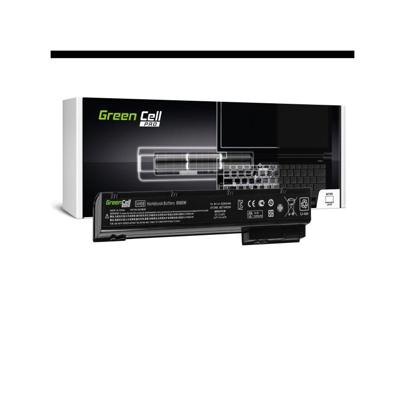 Green Cell PRO baterie pro HP EliteBook 8560w 8570w 8760w 8770w / 14,4V 5200mAh