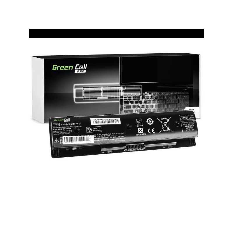 Green Cell PRO baterie pro HP Pavilion 14 15 17 Envy 15 17 / 11,1V 5200mAh