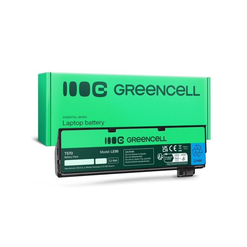 Green Cell baterie pro Lenovo ThinkPad T470 T570 A475 P51S T25 / 11,1V 4400mAh