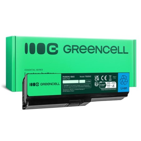 Green Cell baterie pro Toshiba Satellite A660 A665 L650 L650D L655 L670 L670D PA3634U-1BRS / 11,1V 4400mAh