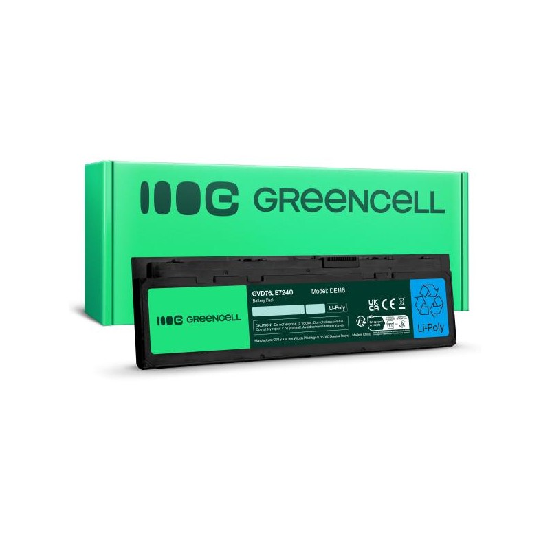 Green Cell baterie pro Dell Latitude E7240 E7250 / 11,1V 2600mAh