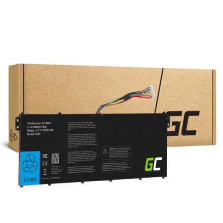 Green Cell baterie pro Acer Aspire 5 A515 A517 E15 ES1-512 ES1-533 / 15,2V 3200mAh