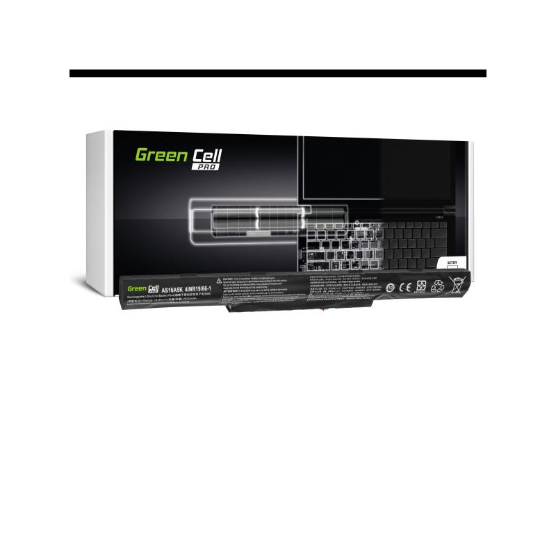 Green Cell baterie AS16A5K pro Acer Aspire E15 E5-553 E5-553G E5-575 E5-575G F15 F5-573 F5-573G / 14,6V 2600mAh