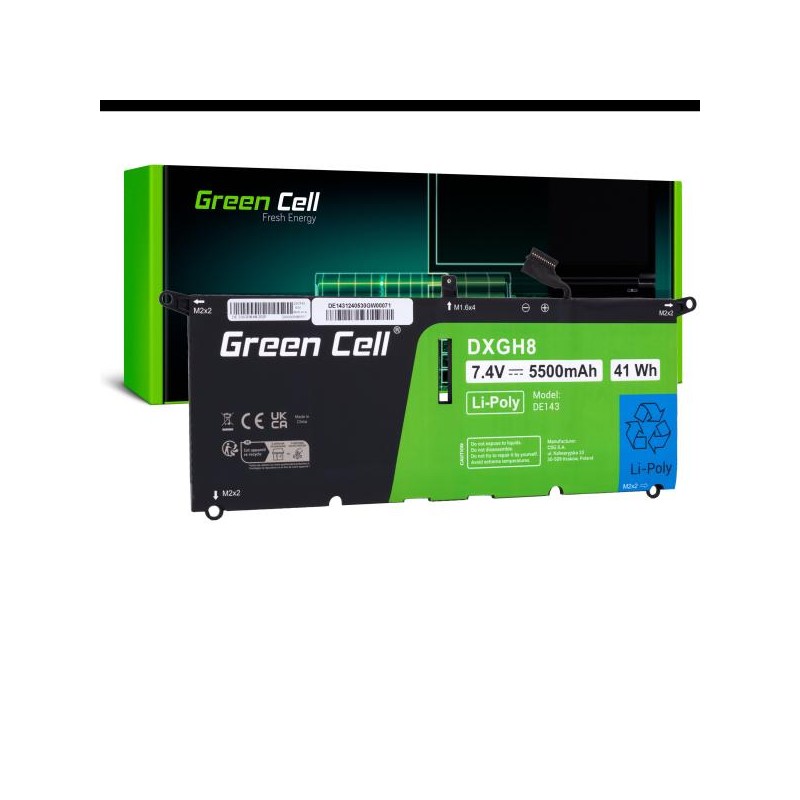 baterie Green Cell DXGH8 pro Dell XPS 13 9370 9380, Dell Inspiron 13 3301 5390 7390, Dell Vostro 13 5390