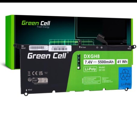 baterie Green Cell DXGH8 pro Dell XPS 13 9370 9380, Dell Inspiron 13 3301 5390 7390, Dell Vostro 13 5390
