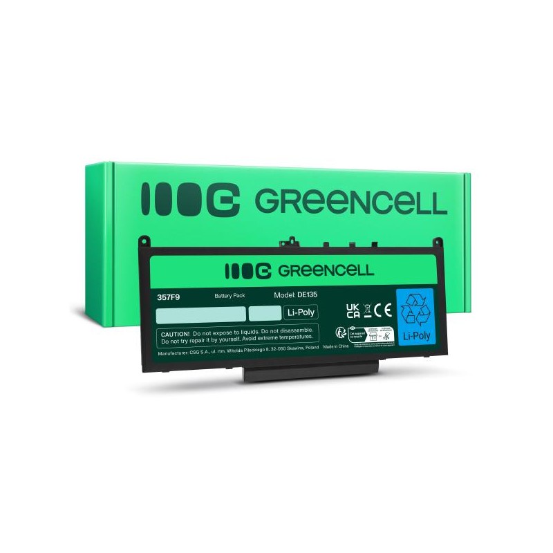 Baterie Green Cell J60J5 pro Dell Latitude E7270 E7470 5800mAh