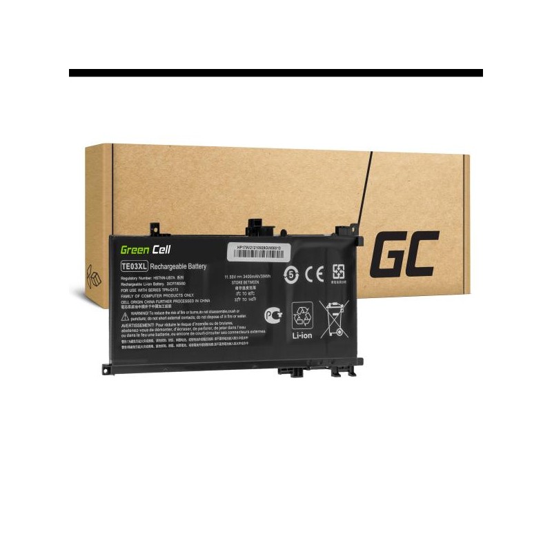 Green Cell baterie TE03XL pro HP Omen 15-AX052NW 15-AX055NW 15-AX075NW 15-AX099NW, HP Pavilion 15-BC402NW
