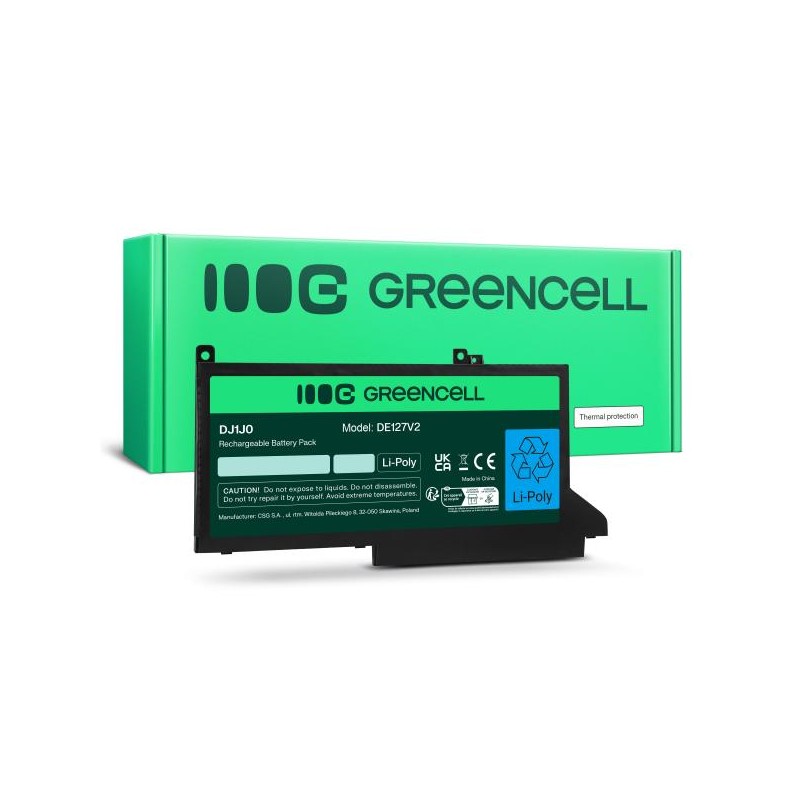 Green Cell baterie DJ1J0 pro Dell Latitude 7280 7290 7380 7390 7480 7490