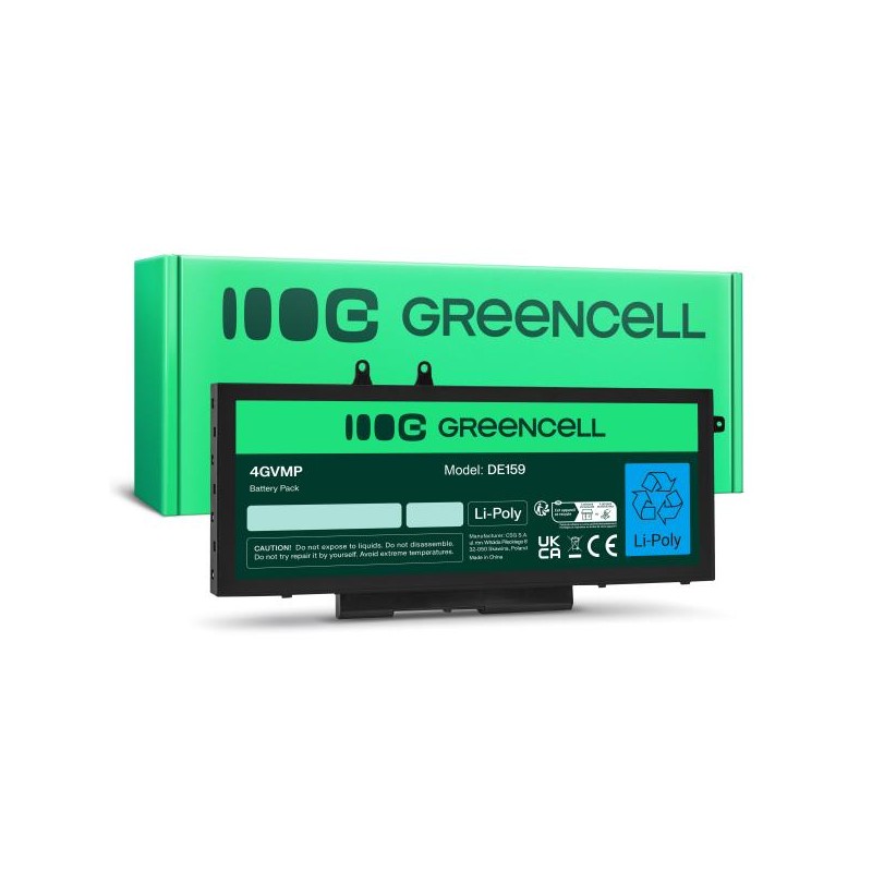 Baterie Green Cell 4GVMP pro Dell Latitude 5400 5410 5500 5510 Precision 3540 3550