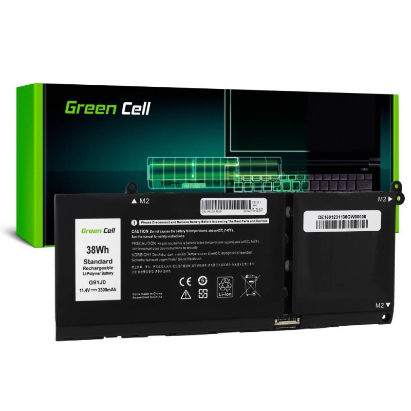 Green Cell baterie G91J0 pro Dell Latitude 3320 3330 3520 Inspiron 15 3511 3525 5510