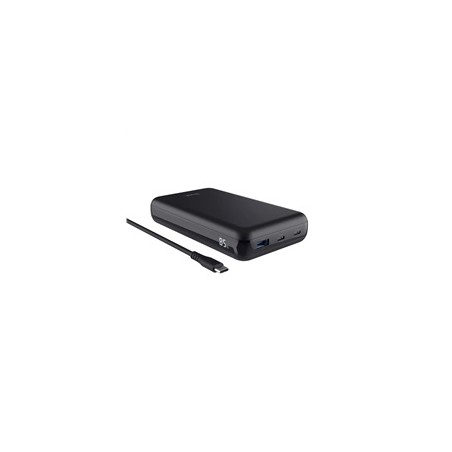 TRUST Powerbanka pro Notebook 100W, 2xUSB-C, 1xUSB - 20000mAh