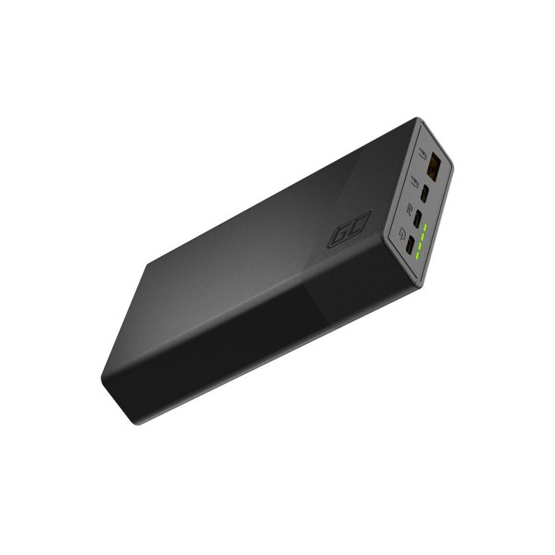 Green Cell, Power Bank, PowerPlay10S, Li-Pol, 5/9/12V, nabíjení mobilních telefonů aj., PBGC02S, 10000mAh, 2x USB-A,2x USB-C