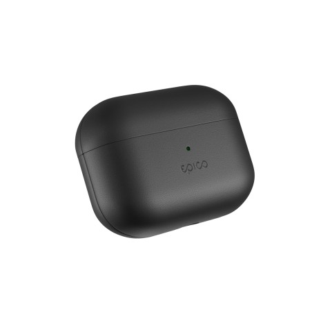 Epico kožené pouzdro AirPods Pro 3 - černá