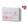 CSB olověný akumulátor HRL634WF2 6V, 9Ah, PBCS-6V009-F2AHL, Highrate, F2