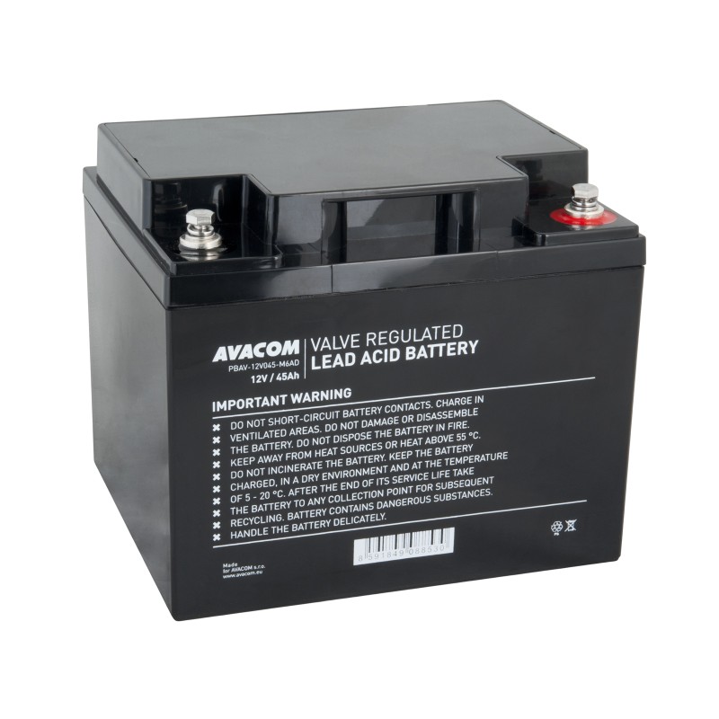 AVACOM baterie 12V 45Ah M6 DeepCycle (PBAV-12V045-M6AD)