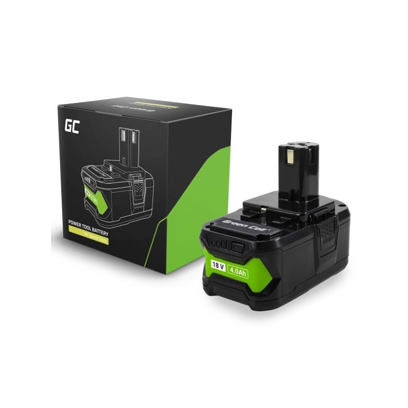 Green Cell baterie pro Ryobi ONE+ 18V 4Ah náhrada za RB18L40