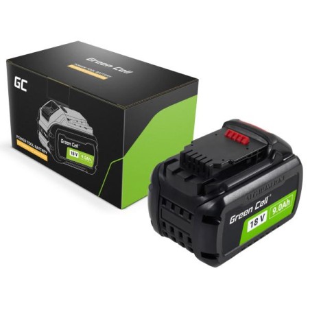 Green Cell baterie pro DeWalt XR 18V 9Ah náhradní pro DCB182 DCB184