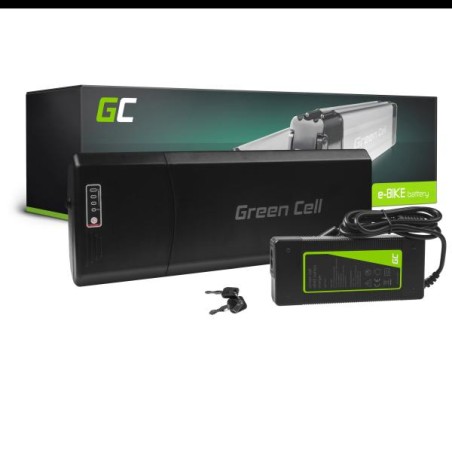 Green Cell baterie 36V 12Ah 432Wh Rear Rack pro E-Bike Pedelec