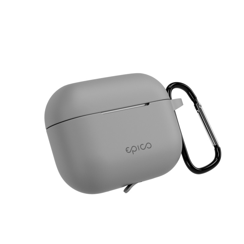 Epico pouzdro s karabinou AirPods Pro 3 - šedá
