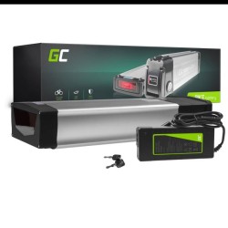 Green Cell baterie s nabíječkou, 36V 20Ah Li-Ion pro kola s Rear Rack