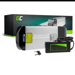 Green Cell baterie s nabíječkou, 36V 15Ah Li-Ion pro kola s Rear Rack