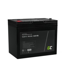 Green Cell baterie LiFePO4, 12V, 12.8V 50Ah pro fotovoltaické systémy, kempování a lodě