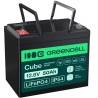 Green Cell CUBE LiFePO4 50Ah 12.8V 640Wh lithium Iron fosfátová baterie pro, golfový vozík, větrná elektrárna