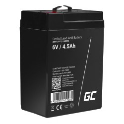 Green Cell AGM baterie 6V 4.5Ah