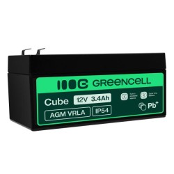 Green Cell AGM baterie 12V 3.4Ah