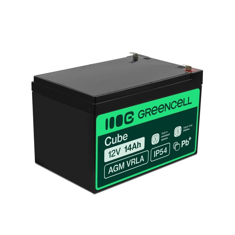 Green Cell AGM baterie 12V 14Ah