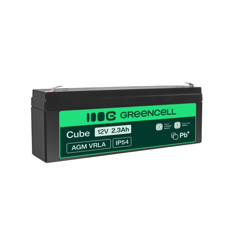 Green Cell AGM baterie 12V 2.3Ah