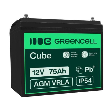 Green Cell AGM baterie 12V 75Ah