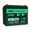 Green Cell AGM baterie 12V 75Ah