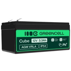Green Cell AGM baterie 12V 3.3Ah