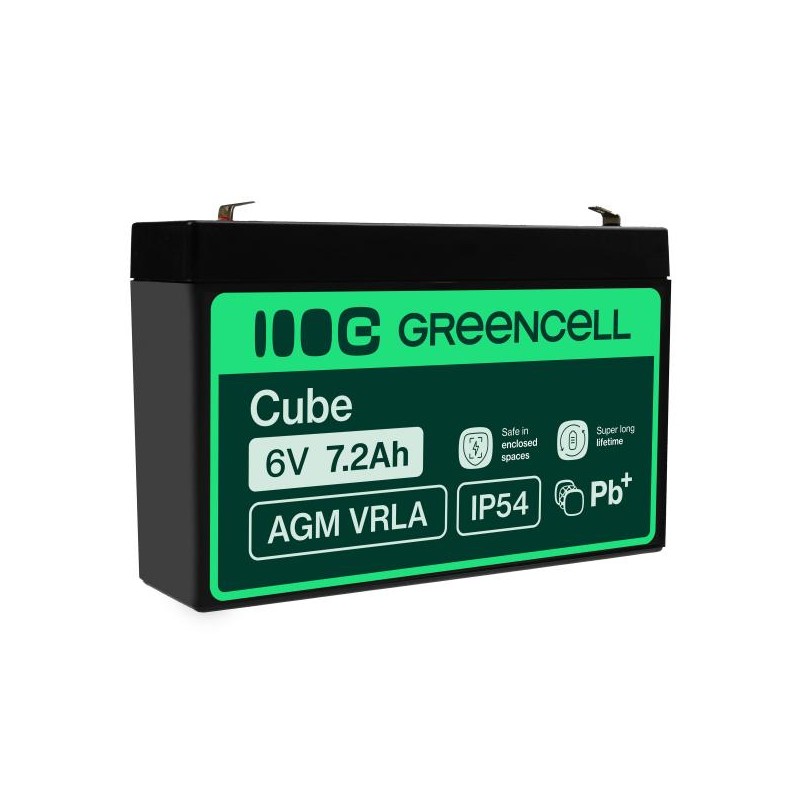 baterie AGM VRLA Green Cell 6V 7.2Ah